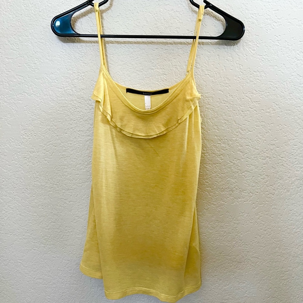 Kensie Ruffle Tank Small